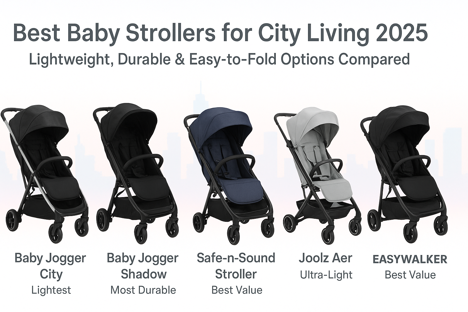 Top-Rated Baby Strollers 2025: Lightweight, Durable & Easy-to-Fold Options Compared