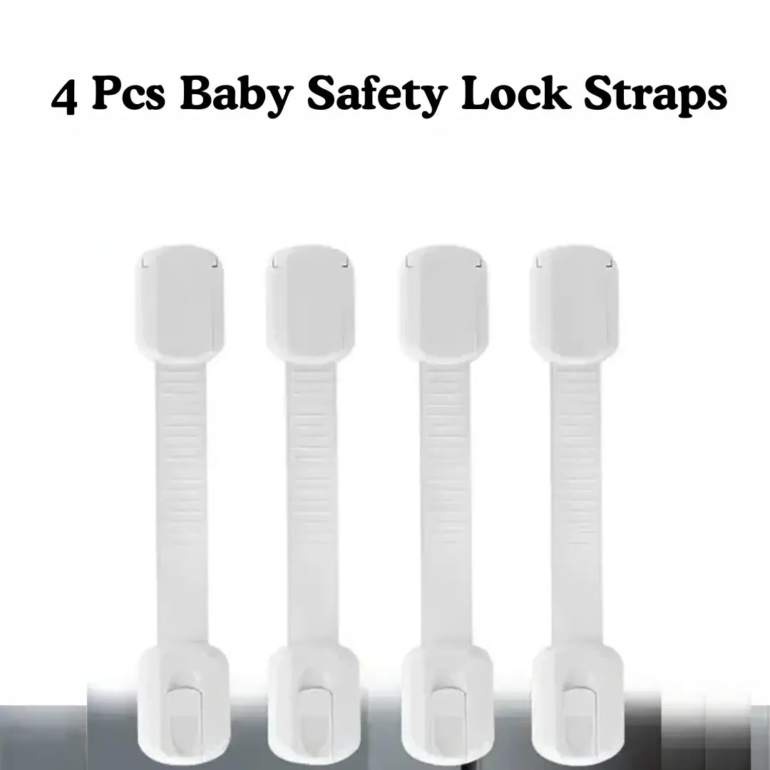 Bubby & Maa Baby Safety Combo Table Corner Protector & Baby Safety Lock Straps