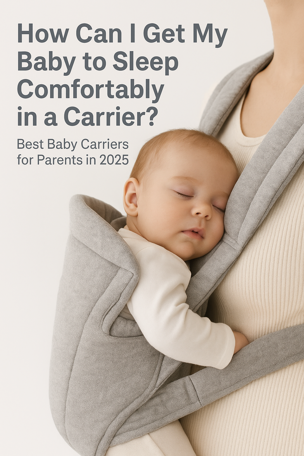 How Can I Get My Baby to Sleep Comfortably in a Carrier? Best Baby Carriers for Parents in 2025