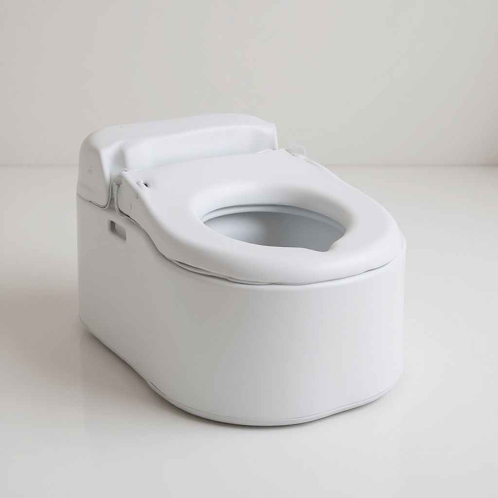 Foldable toddler travel toilet seat for potty training on the go