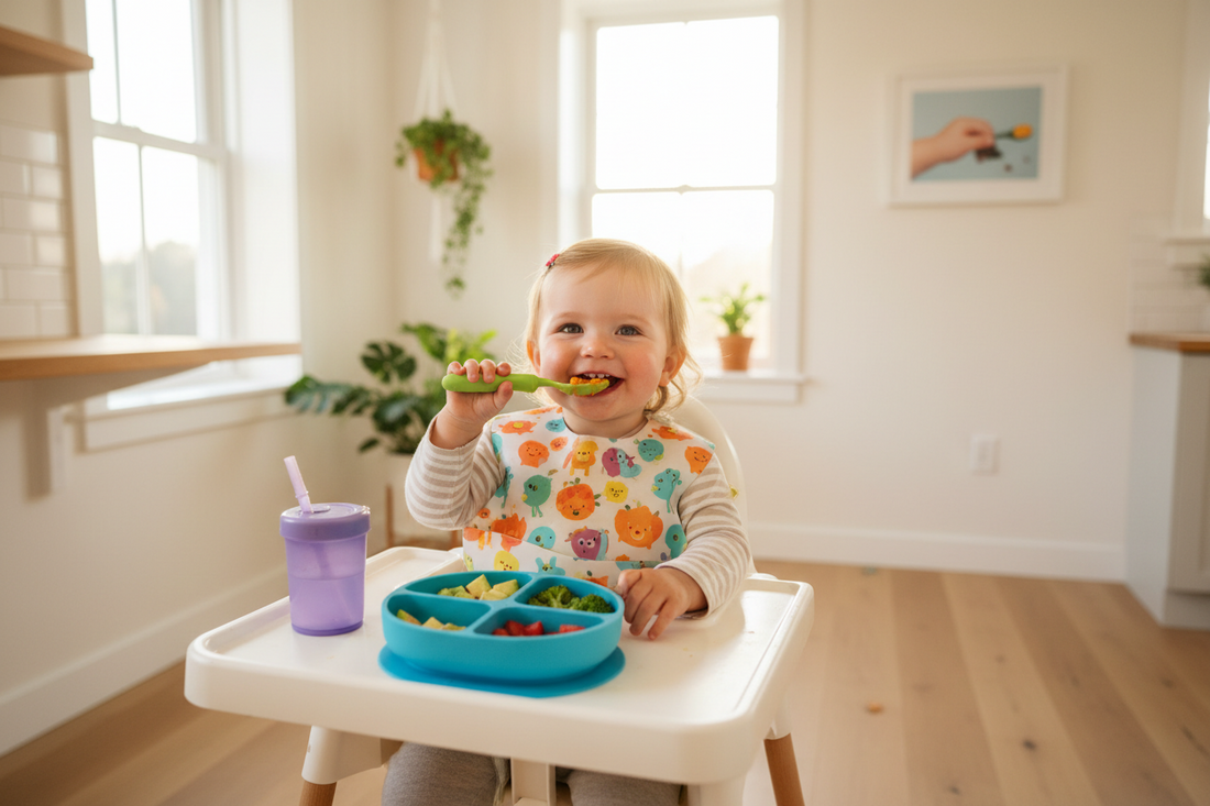 The Ultimate Guide to Mess-Free Mealtimes: From First Spoon to Self-Feeding