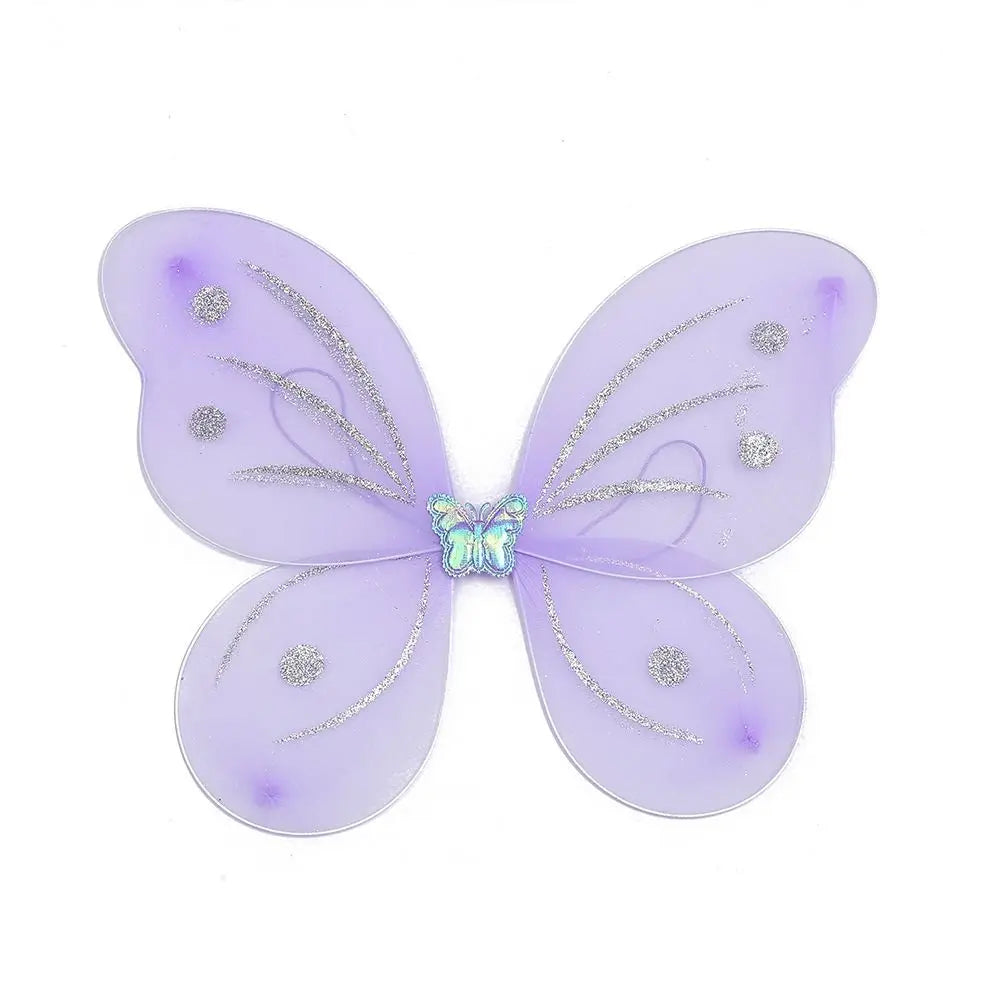 Kids Butterfly Fairy Costume Set – 3-Piece Wings, Headband & Wand for Girls