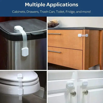 Bubby & Maa Baby Safety Combo Table Corner Protector & Baby Safety Lock Straps