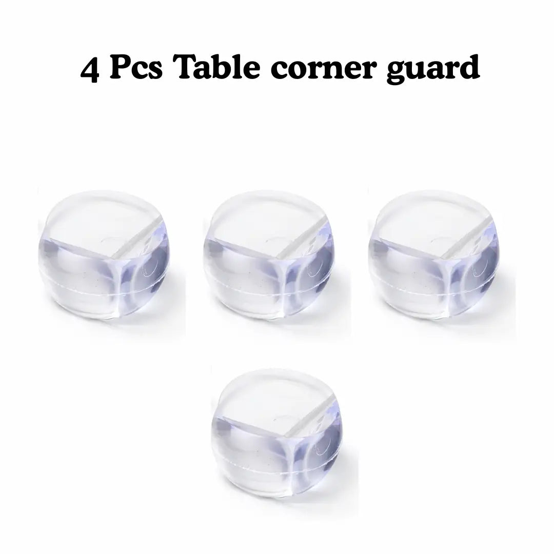 Bubby & Maa Baby Safety Combo Table Corner Protector & Baby Safety Lock Straps