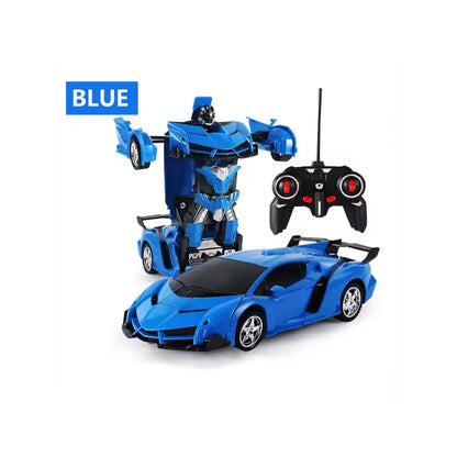 Bubby & Maa 2in1 Transforming RC Car Robot – Remote Control Sports Vehicle for Kids