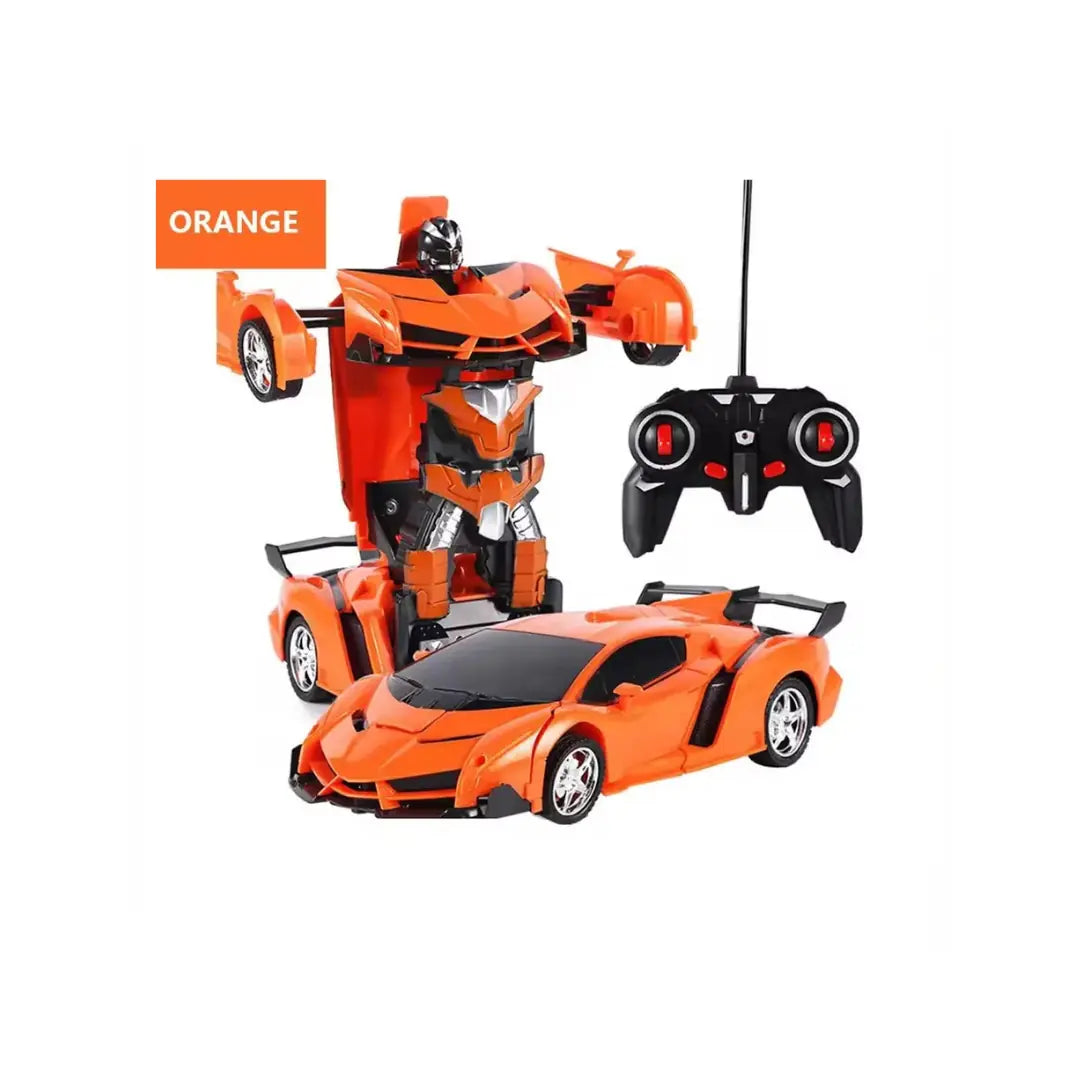 Bubby & Maa 2in1 Transforming RC Car Robot – Remote Control Sports Vehicle for Kids