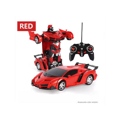 Bubby & Maa 2in1 Transforming RC Car Robot – Remote Control Sports Vehicle for Kids