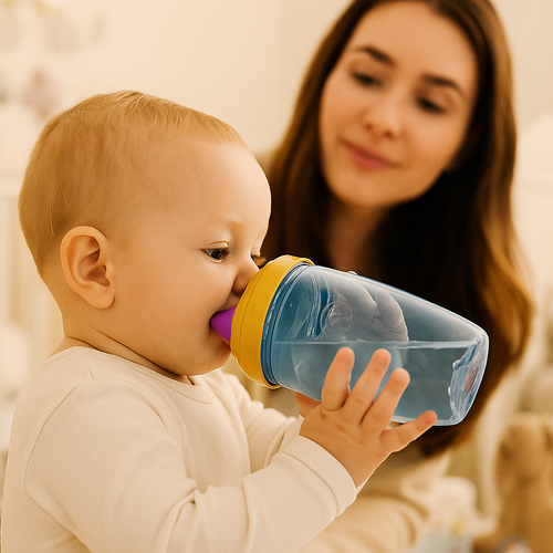 1PC 300ML Baby Duckbill Water Cup Leak-Proof BPA-Free Learn to Drink Milk Cup