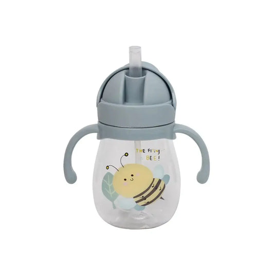 Bubby & Maa Baby Water Straw Cup - Leak Proof Sippy with Gravity Ball