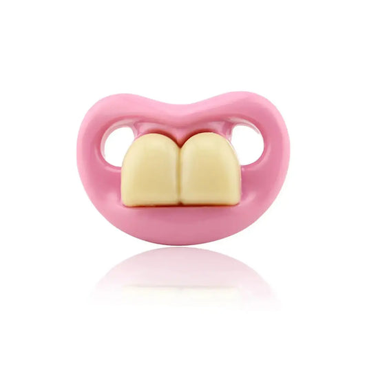 Bubby & Maa Funny Buck Tooth Pacifier - Novelty Baby Binky Gift