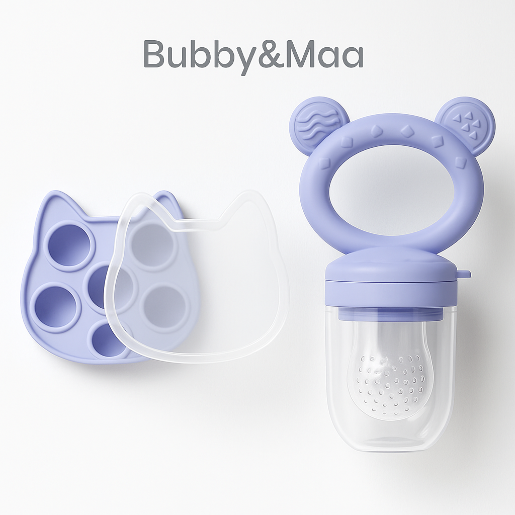 Baby Fruit Food Feeder Silicone Breastmilk Popsicle Molds Fruit Pacifier Feed