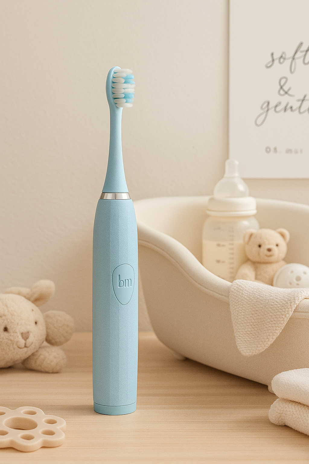 Soft Bristle Small Electric Toothbrush For Adult Kids Rechargeable Battery