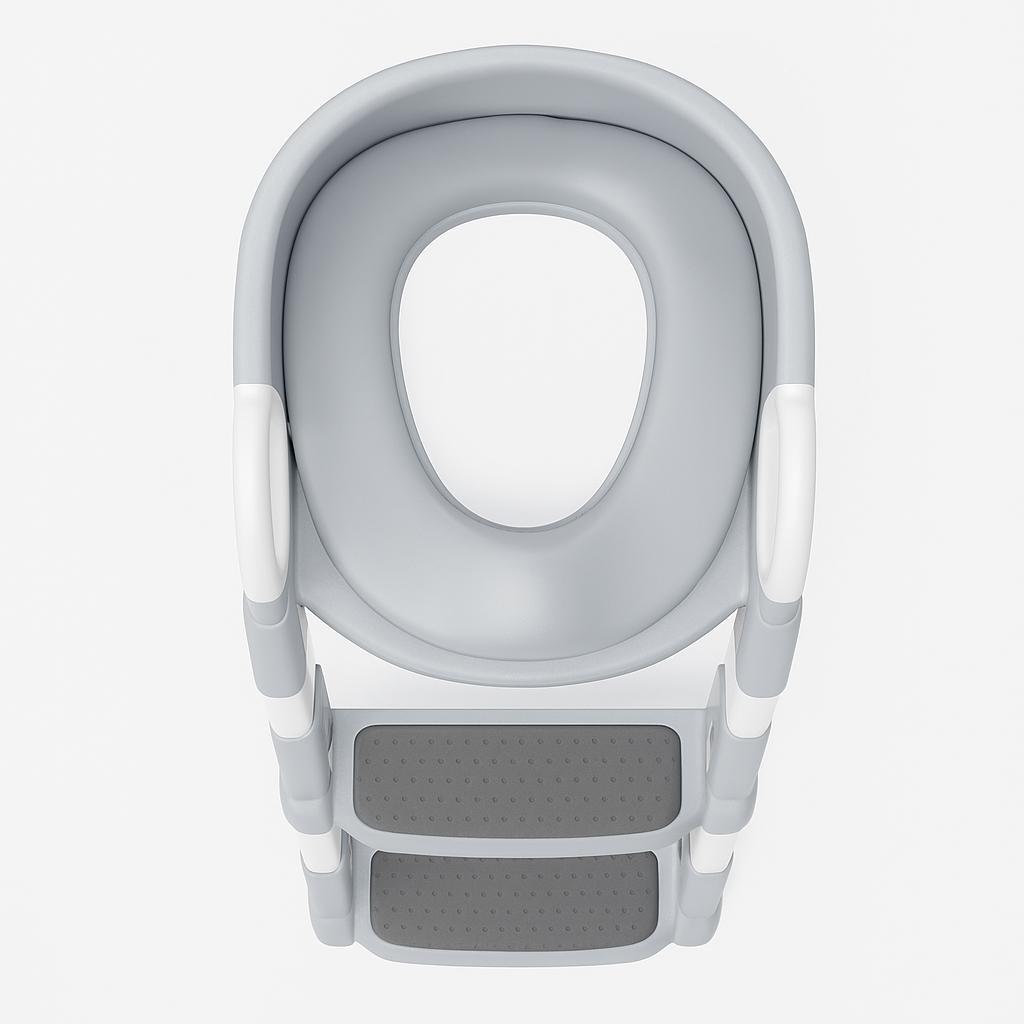 Kids Potty Training Seat Ladder with Soft Cushion for Toddlers Boys Girls
