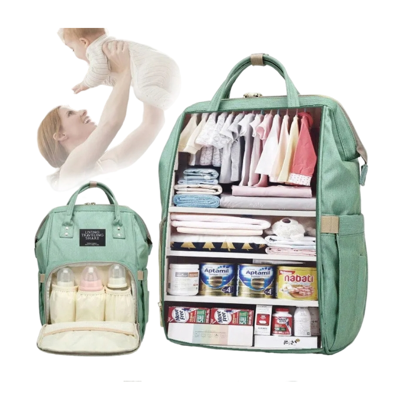 Large Diaper Bag Backpack Waterproof Multi-Function Travel Bag for Mom Baby