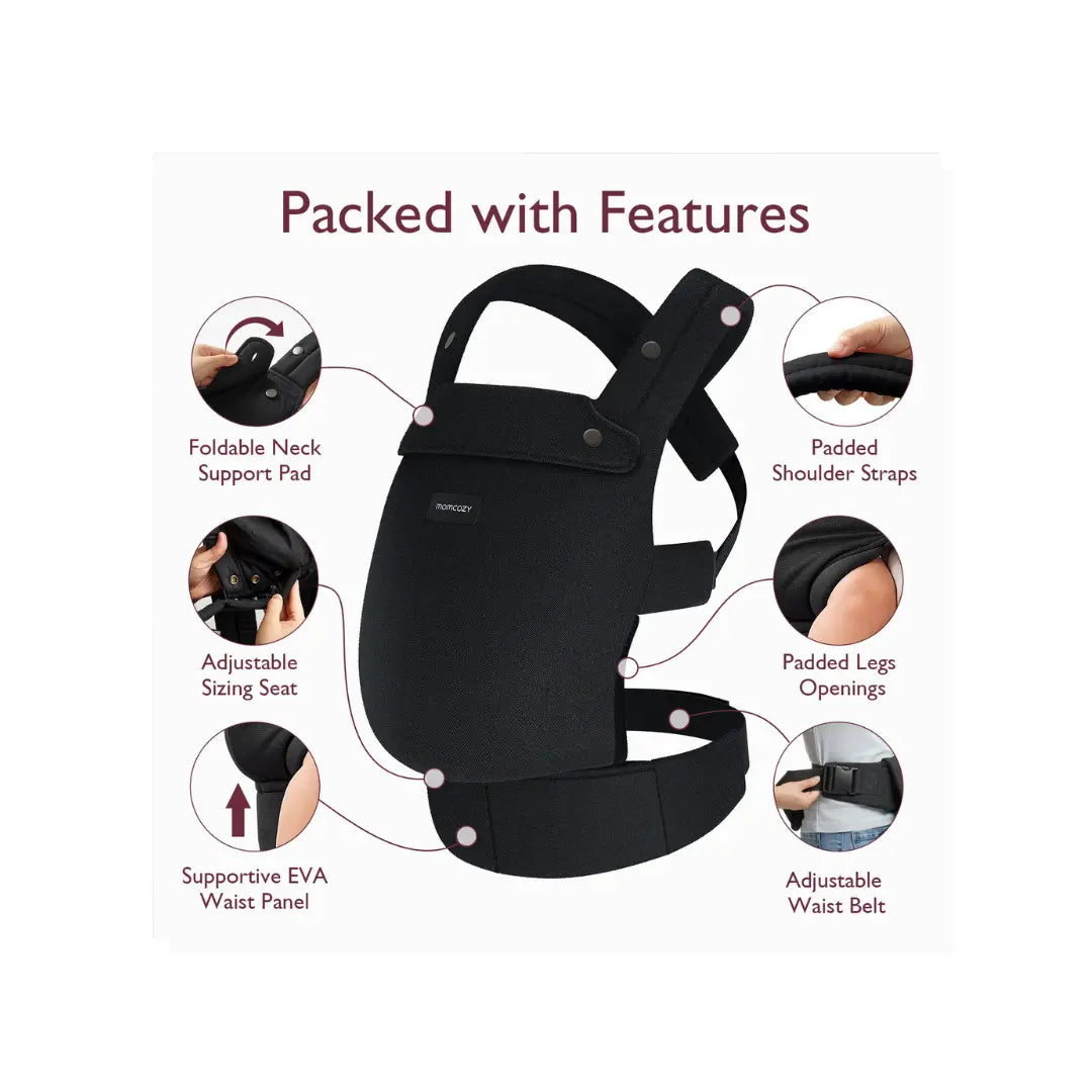 Bubby & Maa Momcozy Baby Carrier – Ergonomic, Comfortable & Versatile