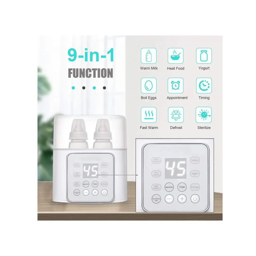 Bubby & Maa Baby Bottle Warmer Sterilizer Temperature Control