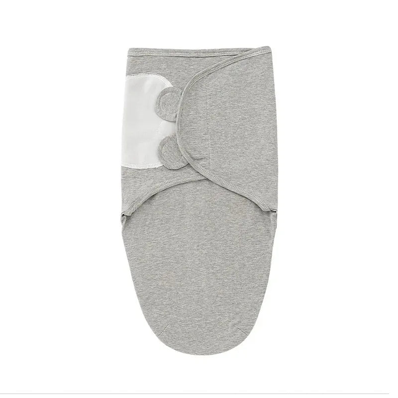 Newborn Baby Swaddle Blanket & Hat Set – Soft Muslin Sleeping Wrap