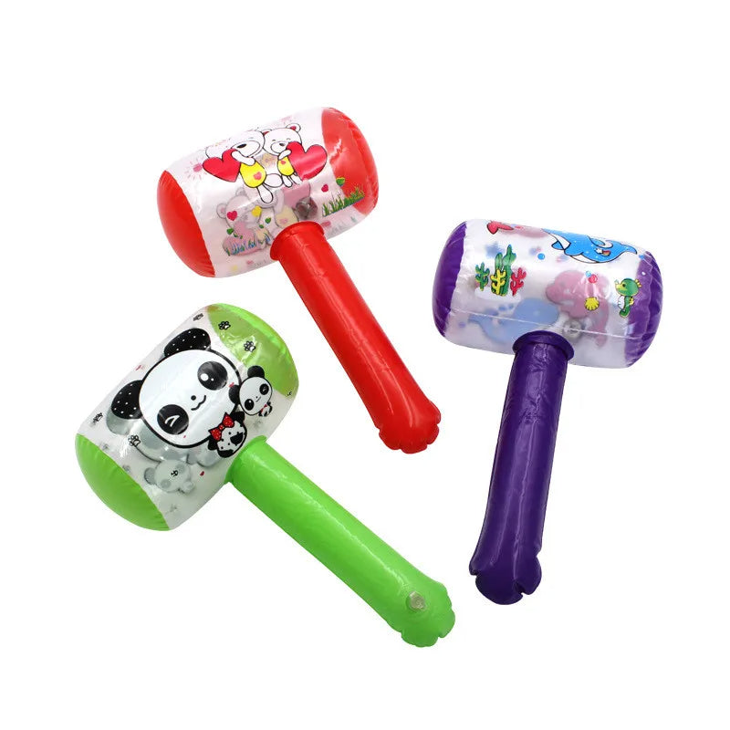 3PCS Inflatable Hammer Toys with Bell – Kids Party, Beach & Pool Fun