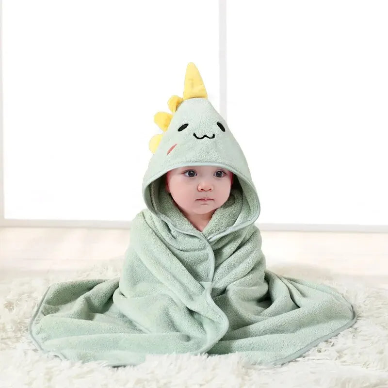Baby Infant Hooded Towels Bath Robe Beach Cover Ups Bath Hooded Towel