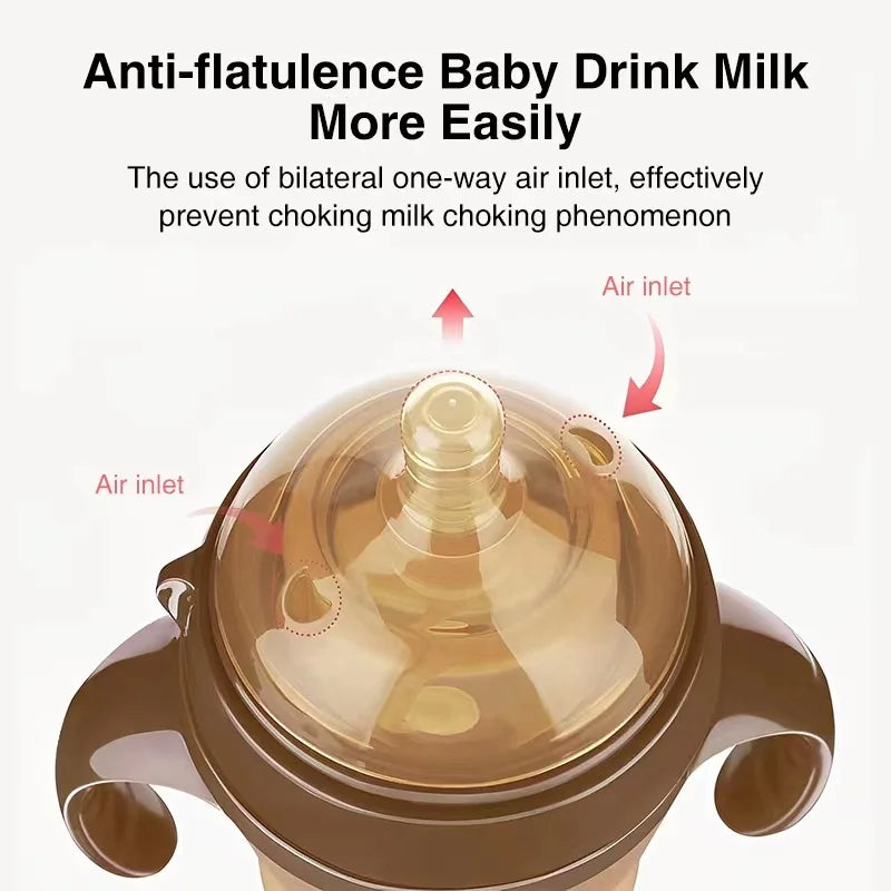 Baby Feeder Bottle with Silicone Handle Baby Bottle Photography Accessories 0-36 months