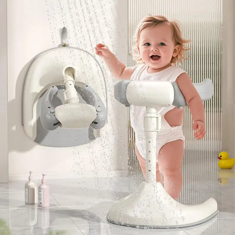 Baby Shower Stand Toddler Shower Standing Support Adjustable Newborn 0-6 Months