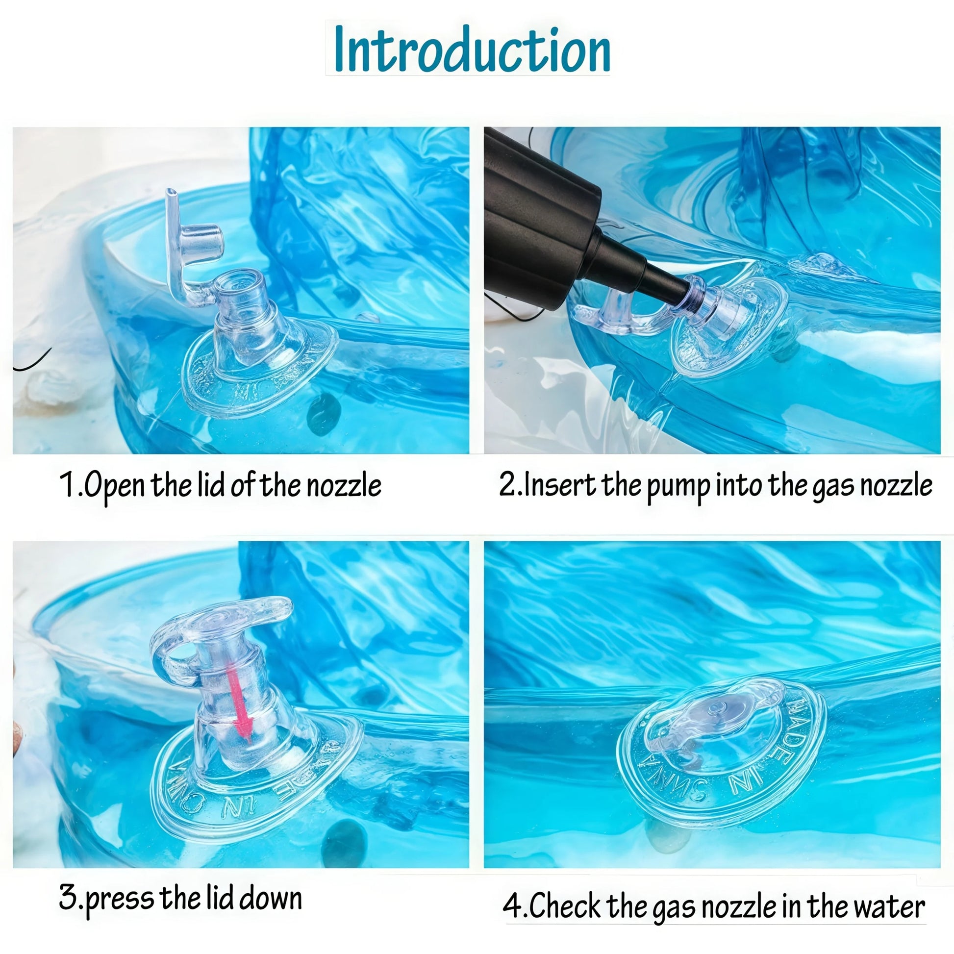Inflatable Baby Swim Ring With Double Safety Airbags Seat Swimming Trainer