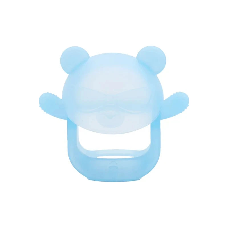 Penguin Buddy Smily Mia Never Drop Silicone Baby Teething Toy for 0-6 months