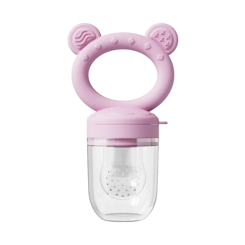 Baby Fruit Food Feeder Silicone Breastmilk Popsicle Molds Fruit Pacifier Feed