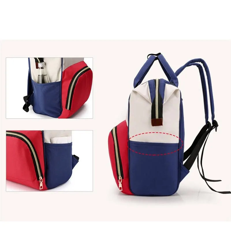 Large Diaper Bag Backpack Waterproof Multi-Function Travel Bag for Mom Baby