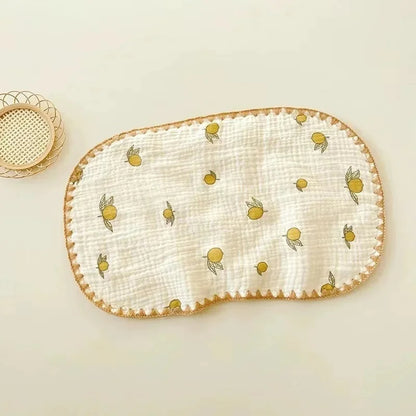 10-Layer Muslin Baby Pillow Newborn Headrest Soft Breathable Flat Cushion