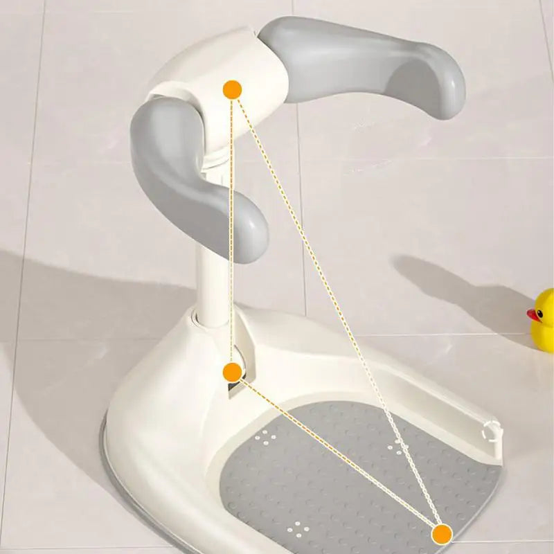 Baby Shower Stand Toddler Shower Standing Support Adjustable Newborn 0-6 Months