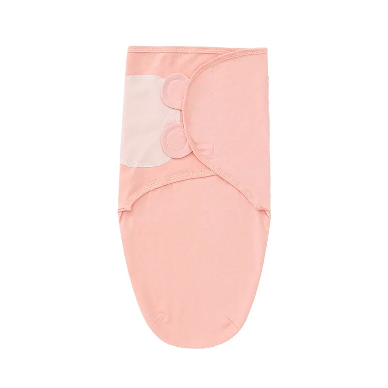 Newborn Baby Swaddle Blanket & Hat Set – Soft Muslin Sleeping Wrap