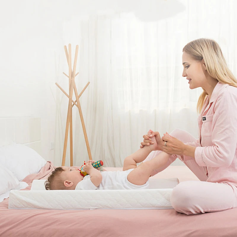 Portable Baby Changing Pad & Waterproof Cover Set – Soft Nappy Mat for Newborns