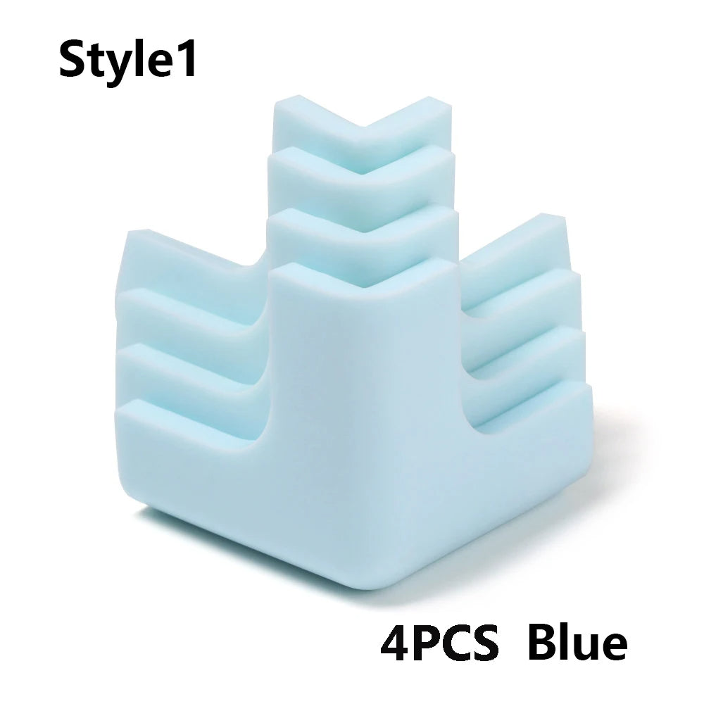 4Pcs Soft Silicone Corner Protectors Baby Safety Guards for Table Desk Edges