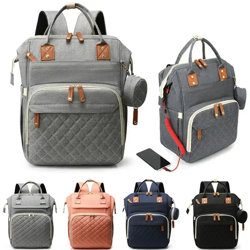 Large Capacity Diaper Bag Portable Travel Mommy and Baby Tote Multifunctional