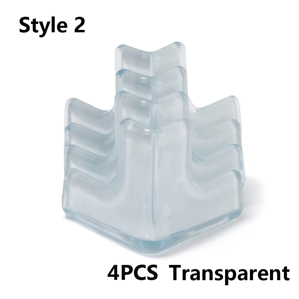 4Pcs Soft Silicone Corner Protectors Baby Safety Guards for Table Desk Edges