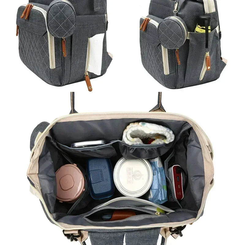 Large Capacity Diaper Bag Portable Travel Mommy and Baby Tote Multifunctional
