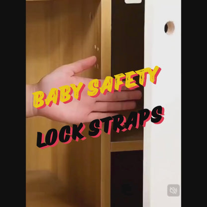 Bubby & Maa Baby Safety Combo Table Corner Protector & Baby Safety Lock Straps